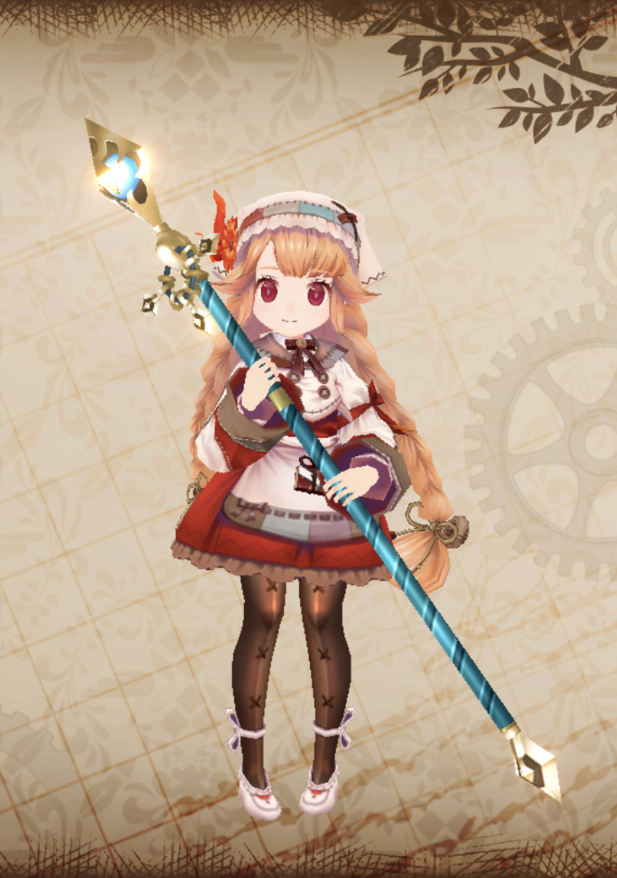 グリムエコーズ 氷霊の両手杖 を入手したのでマッチ売りの少女に持たせてみました 鶴の趣味