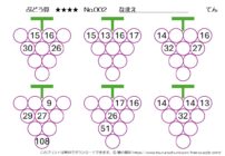 【無料プリント】ぶどう算 超級 No.002｜小学生向け算数パズル